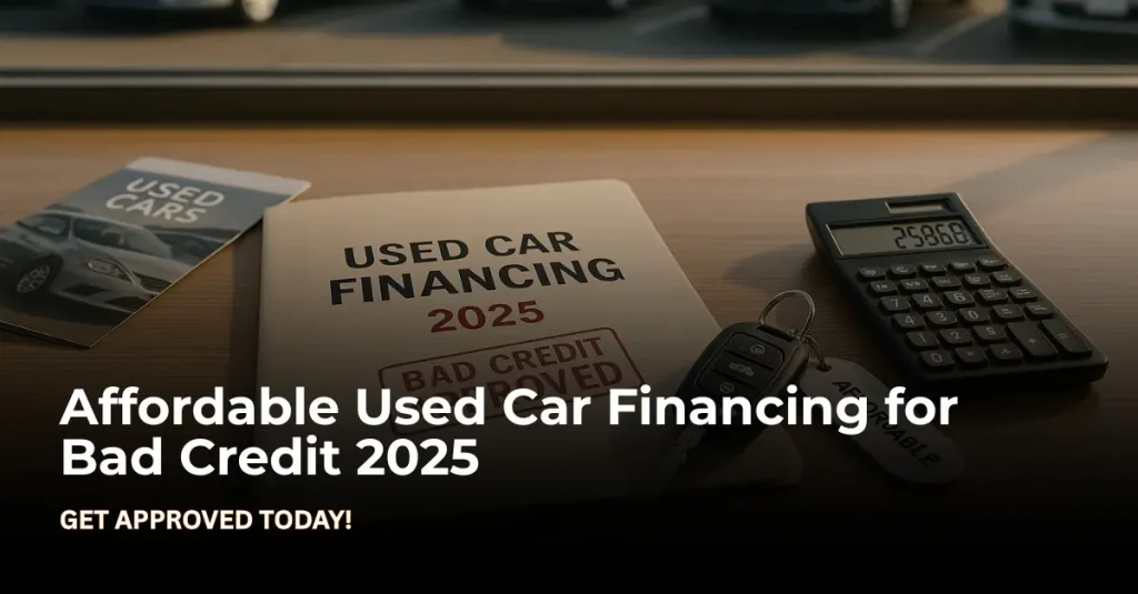 Used car financing for bad credit